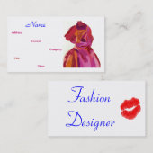 Mode Designer herfst IV Visitekaartje (Voorkant / Achterkant)