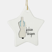 Mode Designer Keramisch Ornament (Rechts)