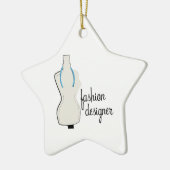 Mode Designer Keramisch Ornament (Links)