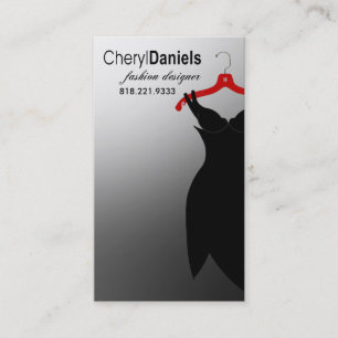 mode Designer "Little Black Dress", Stylist Visitekaartje
