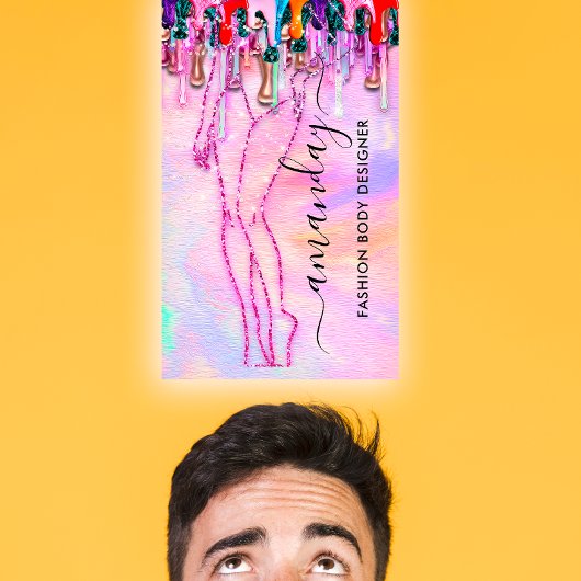 Mode Designer Logo QR Roos Body Shape Drivers Visitekaartje