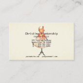 Mode Designer Mannequin Torso QR Code Custom Visitekaartje (Voorkant)