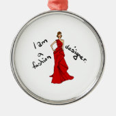 Mode Designer Metalen Ornament (Voorkant)