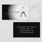 Mode Designer Model Style Clothes Stylist Visitekaartje (Voorkant / Achterkant)