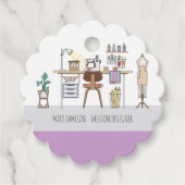 Mode designer of naaister business bedankjes labels (Voorkant)