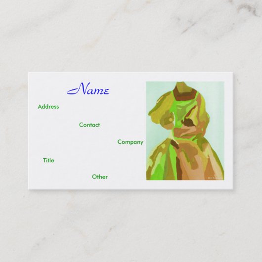 Mode Designer Spring II Visitekaartje (Voorkant)