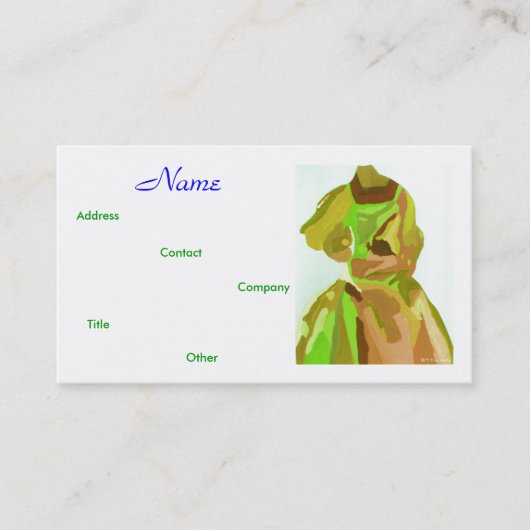 Mode Designer Spring IV Visitekaartje (Voorkant)