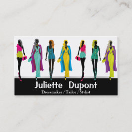 Mode Designer Stylist glam zwart wit Visitekaartje