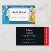 Mode Designer Tailor Dressmaker Chic Visitekaartje (Voorkant / Achterkant)