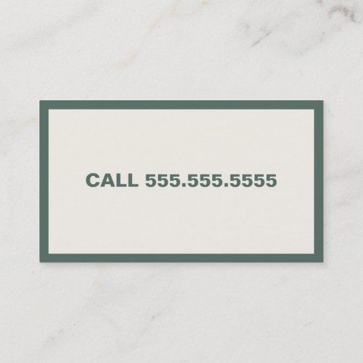 Mode Designer Visitekaartje (Achterkant)