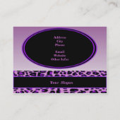 Mode Designer Visitekaartje (Achterkant)