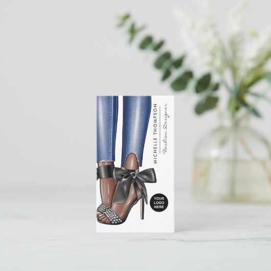 Mode Designer Visitekaartje (Staand voorkant)