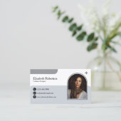 Mode Designer Visitekaartje (Staand voorkant)