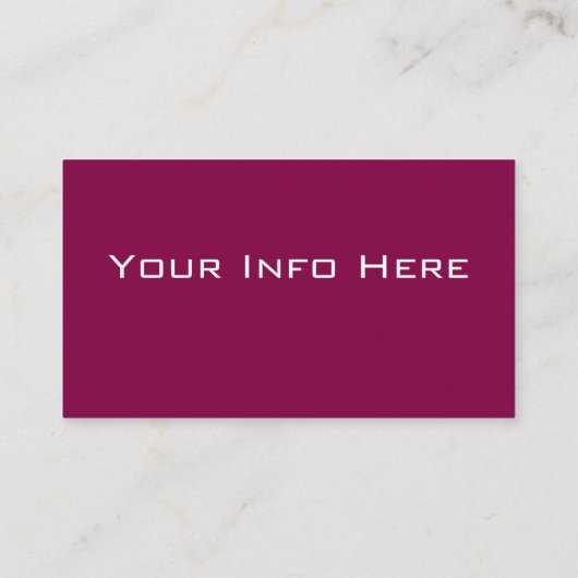 Mode Designer Visitekaartje (Achterkant)