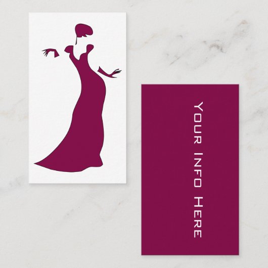 Mode Designer Visitekaartje (Voorkant / Achterkant)