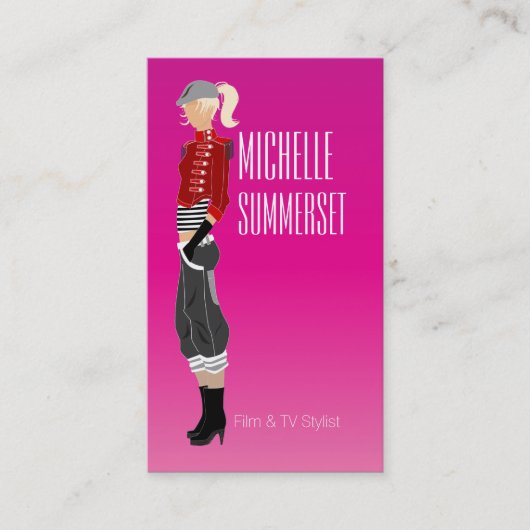 Mode Designer Visitekaartje (Voorkant)