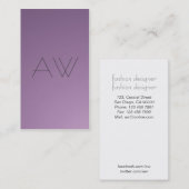 Mode Designer - Visitekaartjes (Voorkant / Achterkant)