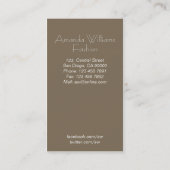 Mode Designer - visitekaartjes (Achterkant)