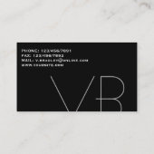 Mode Designer - Visitekaartjes (Achterkant)