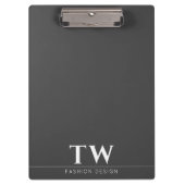 Mode Designer Zwart Klembord (Voorkant)