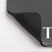 Mode Designer Zwart Muismat (Hoek)