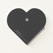 Mode Designer Zwart Notitieboek (Achterkant)