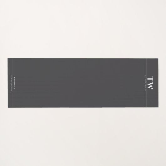 Mode Designer Zwart Yogamat (Achterkant (horizontaal))