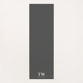 Mode Designer Zwart Yogamat (Voorkant)