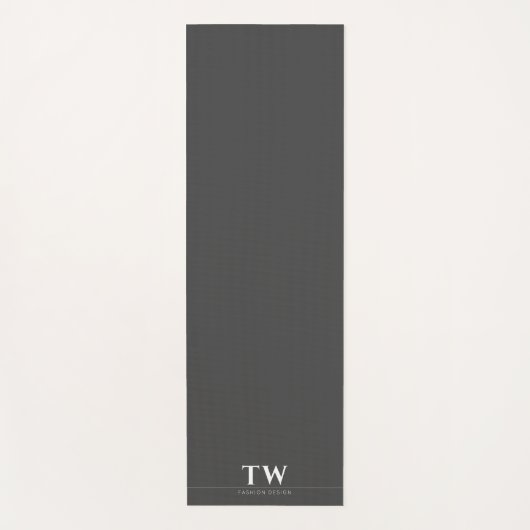 Mode Designer Zwart Yogamat (Voorkant)