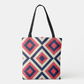 Mode diagonaal tote bag (Achterkant)