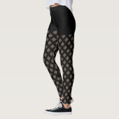 Mode Diamant Patroon Leggings (Links)