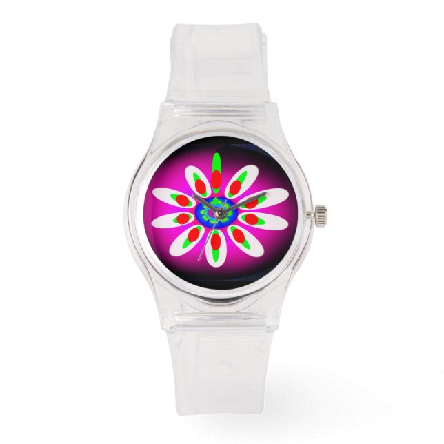 Mode digitale bloem horloge (Voorkant)