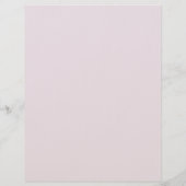 Mode Diva 3 Roze frambozenmonogram Damask Briefhoofd Sjabloon (Achterkant)