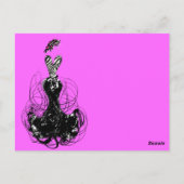 Mode diva - Aangepast - Aangepast Briefkaart (Achterkant)