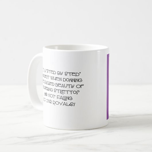 Mode Diva Coffee Mok (Voorkant links)