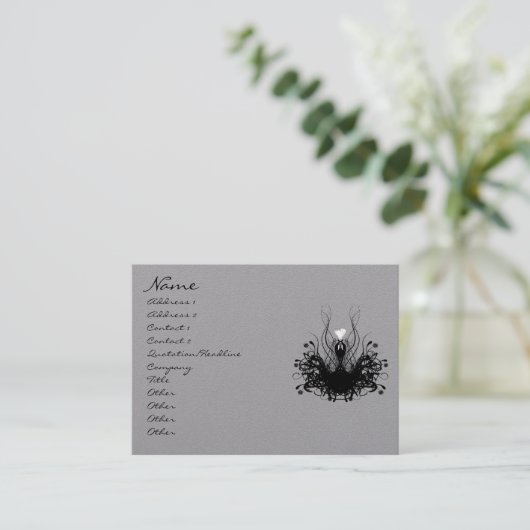 Mode Diva - Geen Pet Visitekaartje (Staand voorkant)