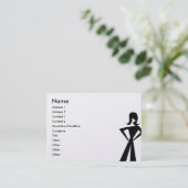 Mode Diva Geo Visitekaartje (Staand voorkant)