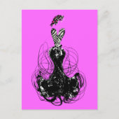 Mode diva - Gepersonaliseerd - Gepersonaliseerd Briefkaart (Voorkant)