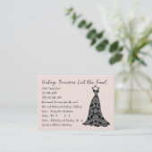 Mode Diva - Gepersonaliseerd Visitekaartje (Staand voorkant)