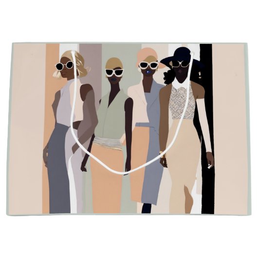 Mode Diva Gift Bag Groot Cadeauzakje (Voorkant)