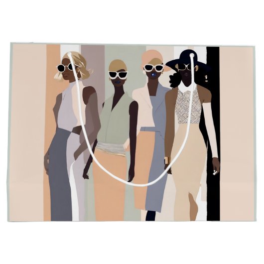 Mode Diva Gift Bag Groot Cadeauzakje (Achterkant)