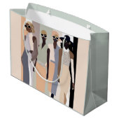 Mode Diva Gift Bag Groot Cadeauzakje (Achterkant Gekanteld)