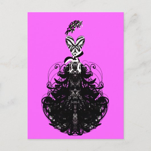 Mode diva Kies Kaart Aangepaste kleuren (Voorkant)