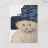 Mode Diva  Kitty Kat Visitekaartjes Blauw (Achterkant)