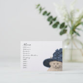 Mode Diva  Kitty Kat Visitekaartjes Blauw (Staand voorkant)