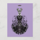 Mode Diva Retro  Jurk Aangepaste Kaart Kleur (Voorkant)