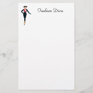  Mode Diva Stationery Briefpapier