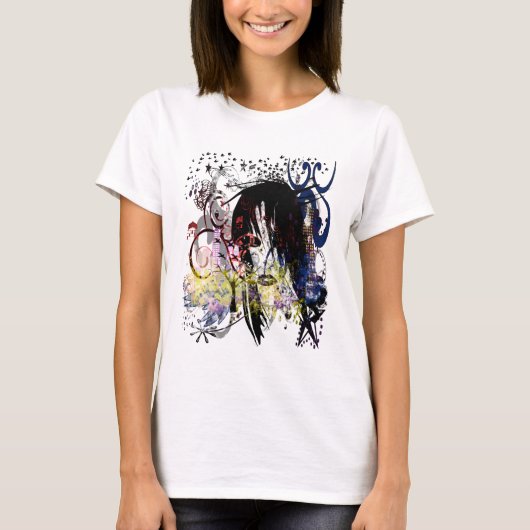 Mode Diva Swirled T-shirt (Voorkant)