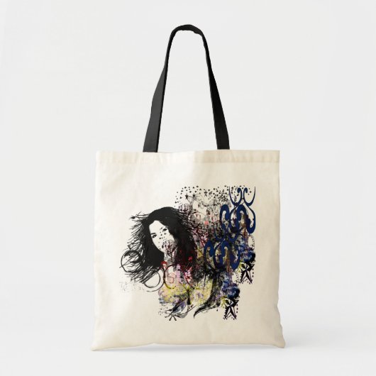 Mode Diva Swirled Tote Bag (Voorkant)