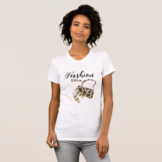 Mode diva T-Shirt (Voorkant volledig)